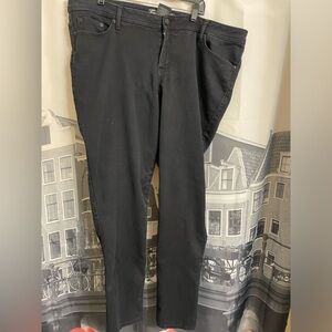 Plus‎ size 20 black wash skinny fit jean
